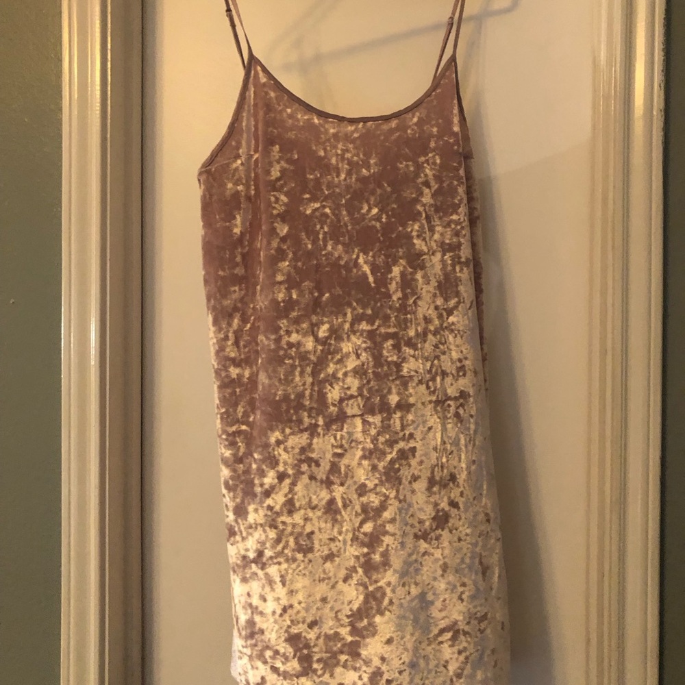 Victoria's Secret Pink and Cream Velvet Slip
